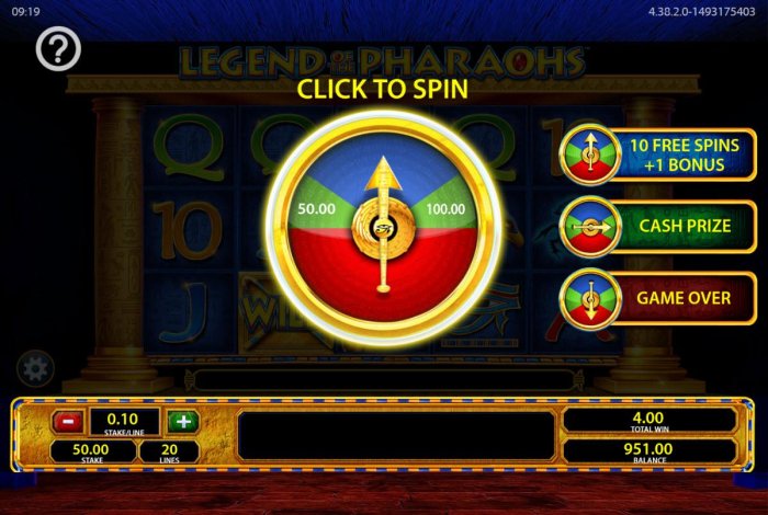 Legend of the Pharaohs screenshot