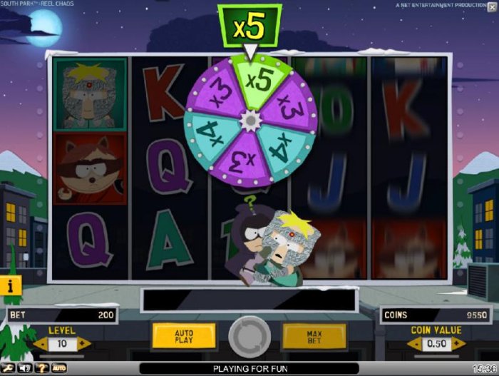 Kennys Multiplier Feature triggers 5x Multiplier awarded by All Online Pokies