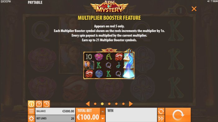 All Online Pokies image of Ark of Mystery