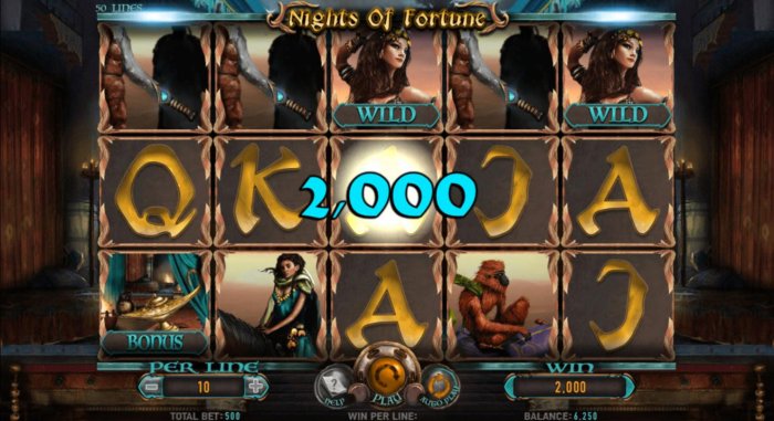 All Online Pokies image of Nights of Fortune