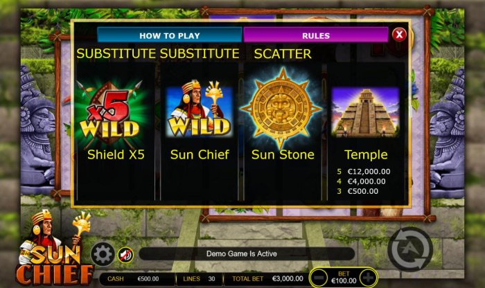 Sun Chief by All Online Pokies