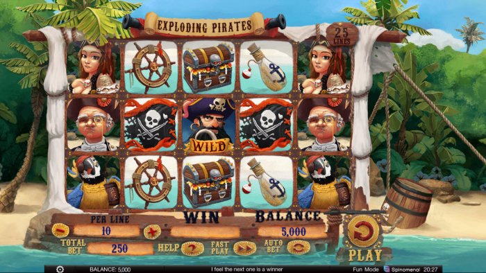 Exploding Pirates by All Online Pokies