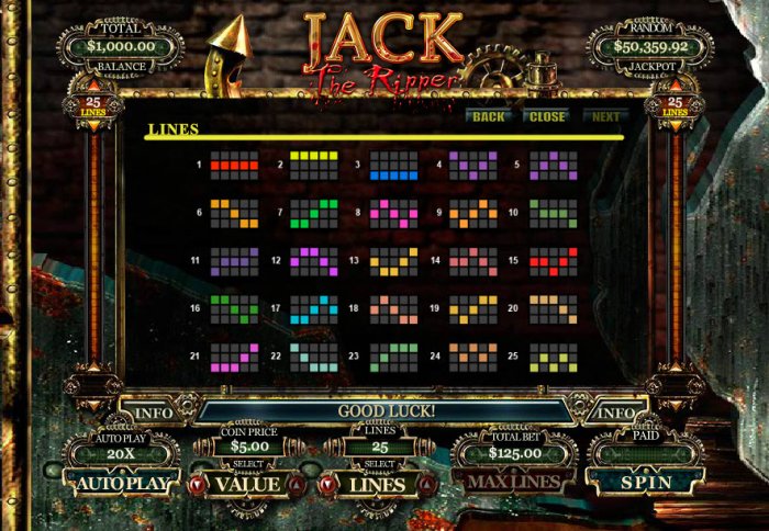 All Online Pokies image of Jack the Ripper