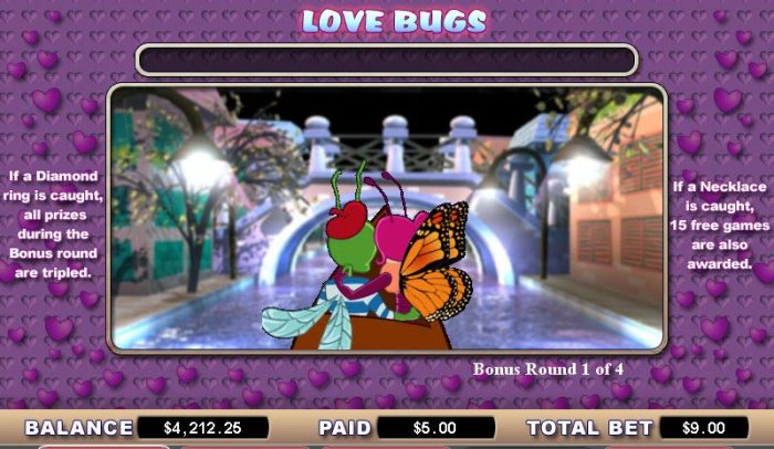 All Online Pokies image of Love Bugs