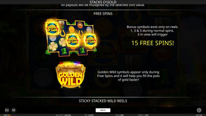 All Online Pokies image of Stacks O' Gold