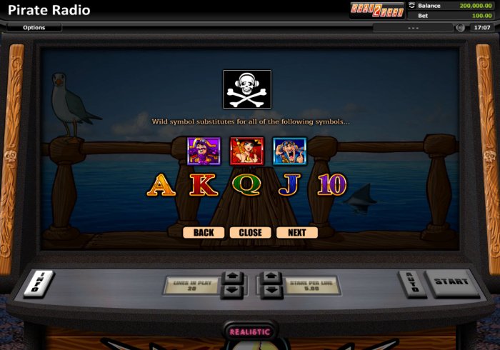 All Online Pokies image of Pirate Radio