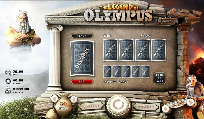 All Online Pokies image of The Legend of Olympus