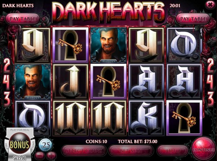 Dark Hearts screenshot