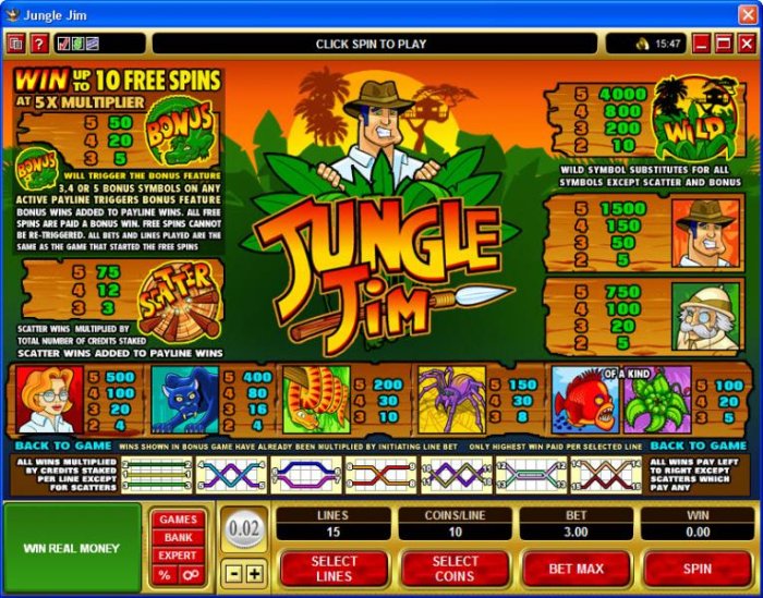 Jungle Jim screenshot