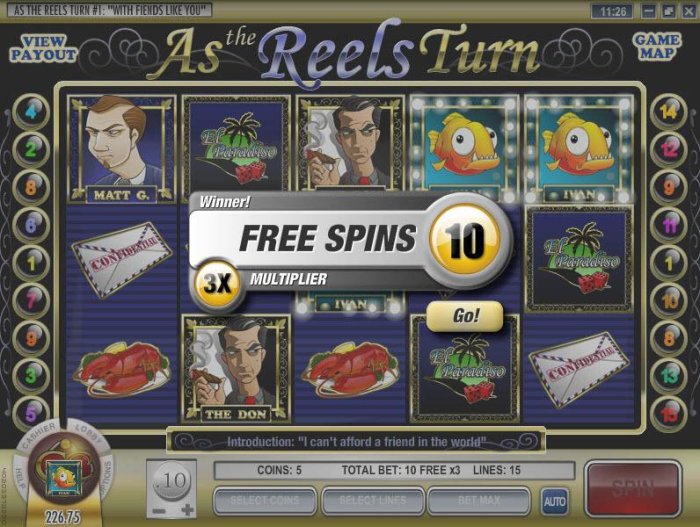 All Online Pokies image of As the Reels Turn # 1: With Fiends like You