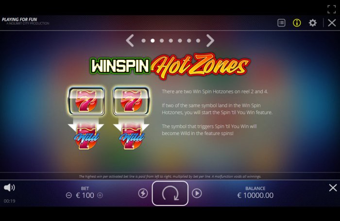 Win Spin Hot Zones - All Online Pokies