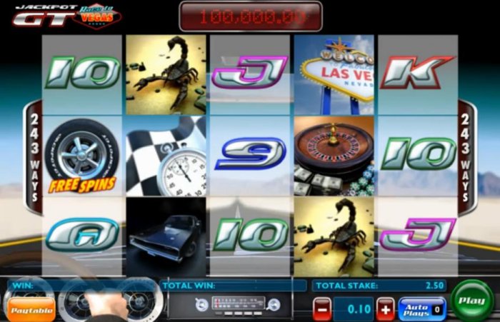 Jackpot GT Race to Vegas screenshot
