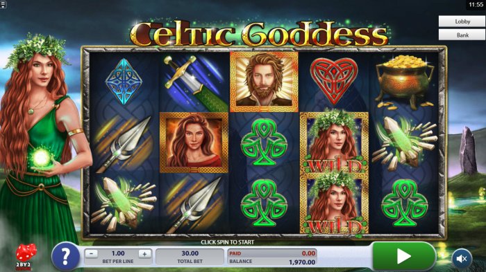 Celtic Goddess by All Online Pokies