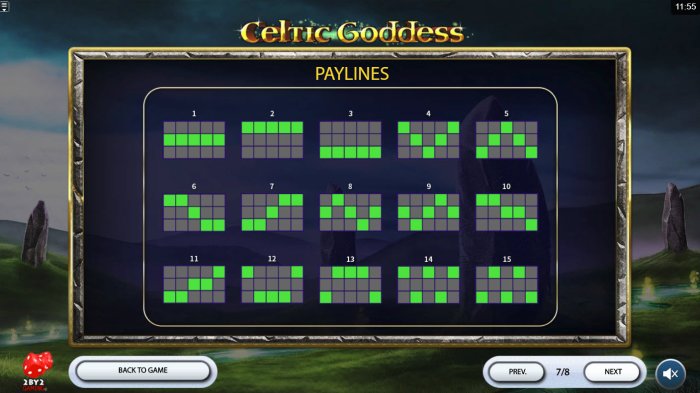 Paylines 1-15 - All Online Pokies