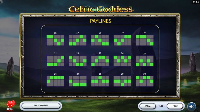 Paylines 16-30 - All Online Pokies