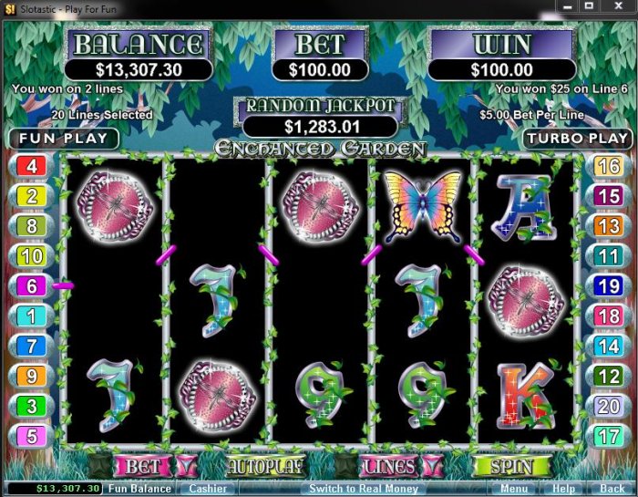Enchanted Garden by All Online Pokies