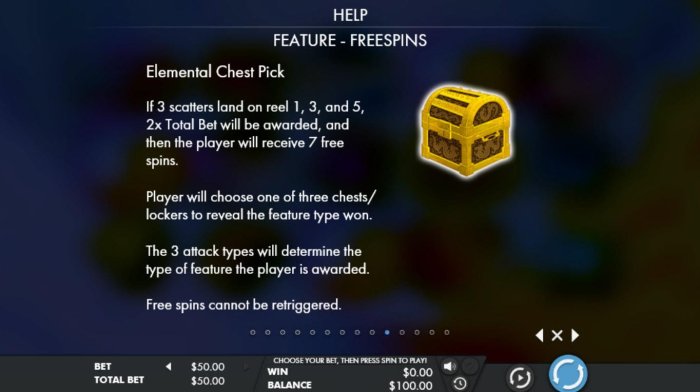 Elemental Chest Pick Rules - All Online Pokies
