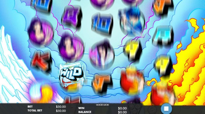All Online Pokies - Wild are locked on the screen during the Ice Attack feature