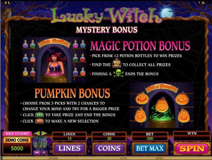 Lucky Witch screenshot