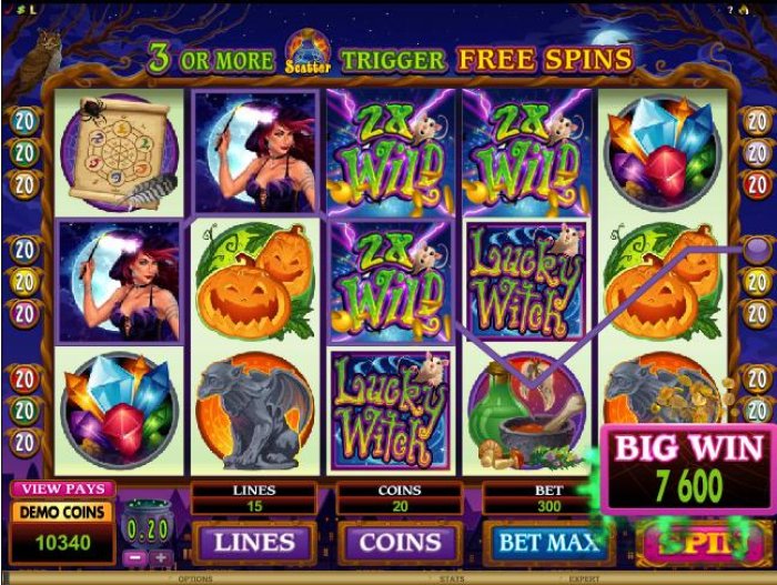 All Online Pokies image of Lucky Witch