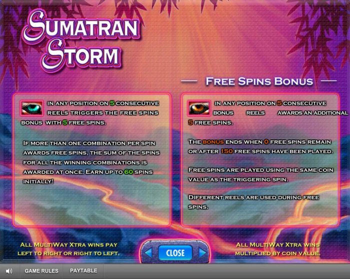 Sumatran Storm screenshot