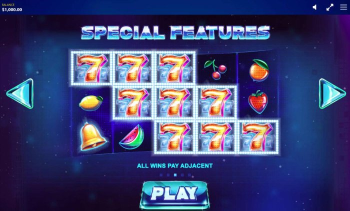 All wins pay adjacent. - All Online Pokies