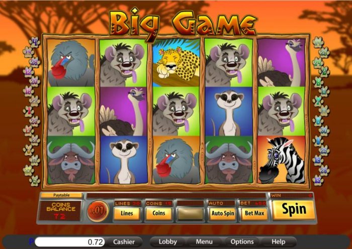All Online Pokies image of Big Game