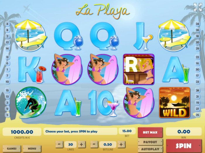 La Playa by All Online Pokies