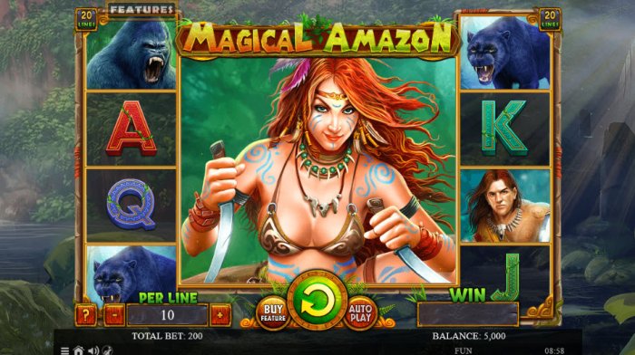 Magical Amazon by All Online Pokies