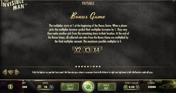 Bonus Game Multiplier - All Online Pokies