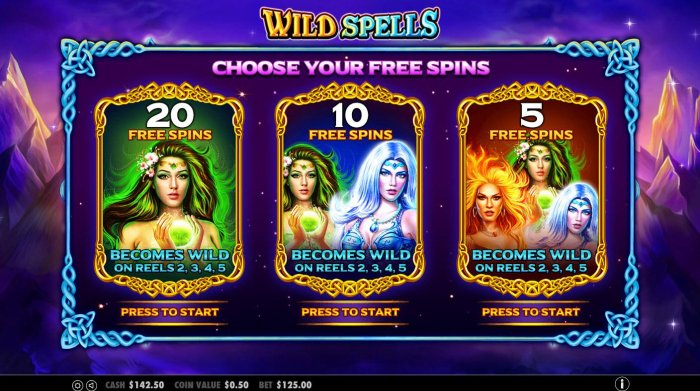 Choose yor free spins by All Online Pokies