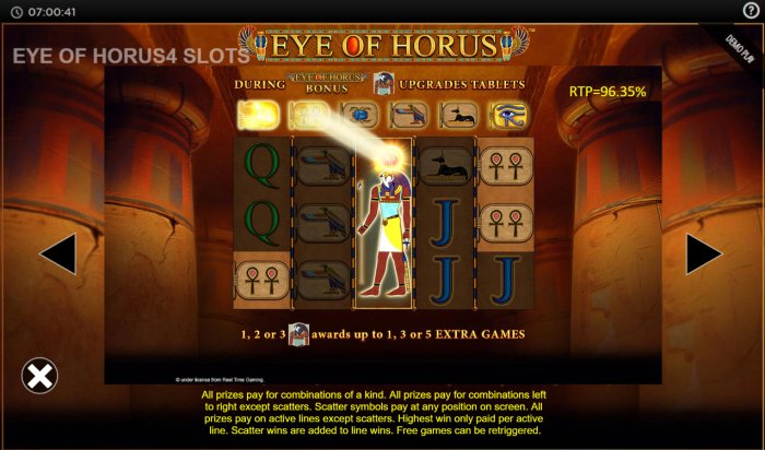 Eye of Horus Power 4 Slots screenshot