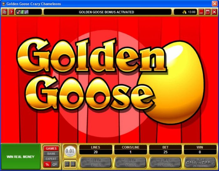 All Online Pokies image of Golden Goose - Crazy Chameleons