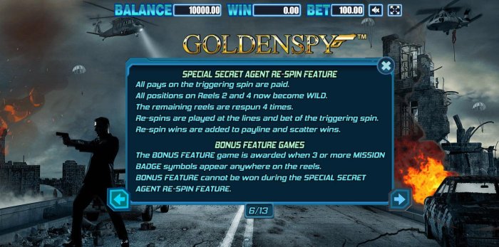 Golden Spy by All Online Pokies