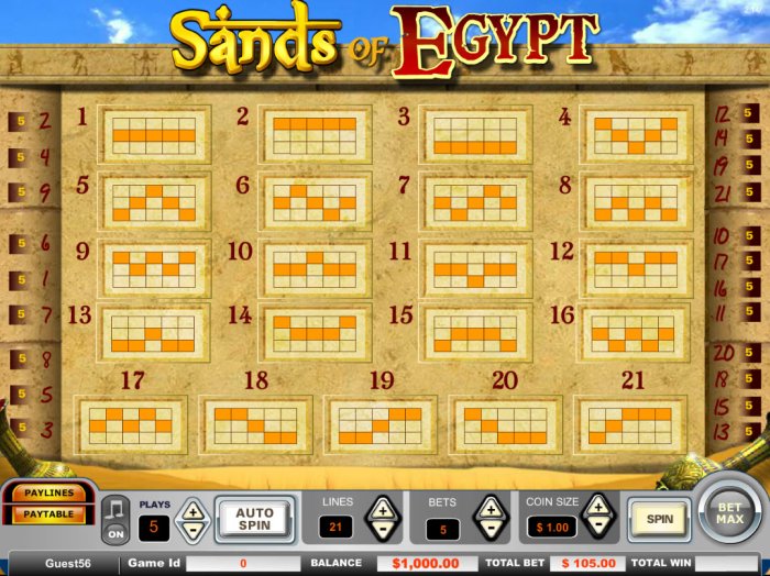 Sands of Egypt screenshot