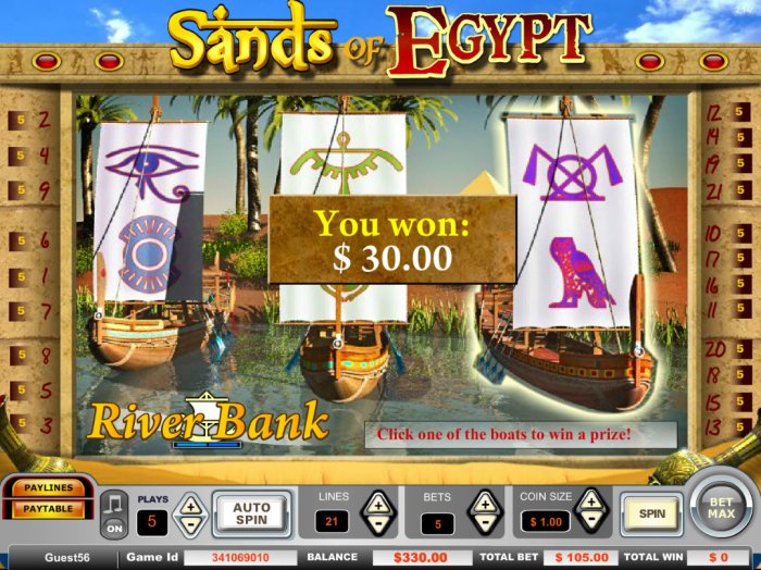 Sands of Egypt by All Online Pokies