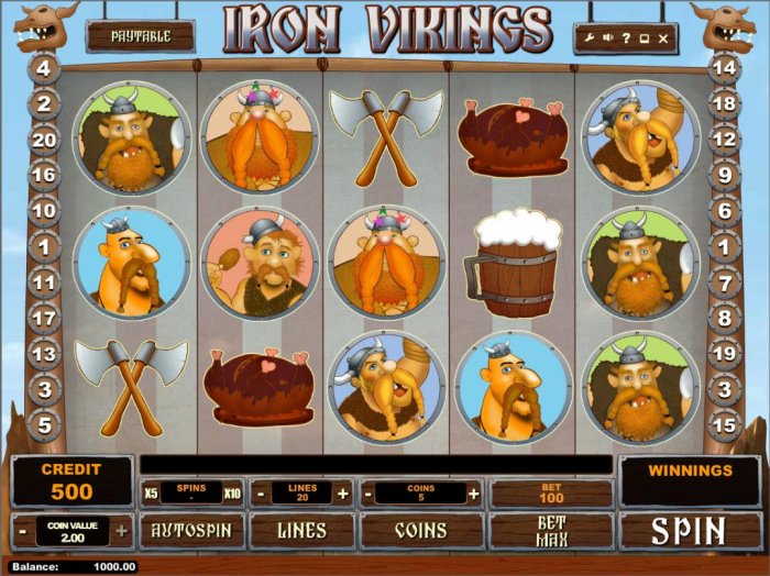 All Online Pokies image of Iron Vikings
