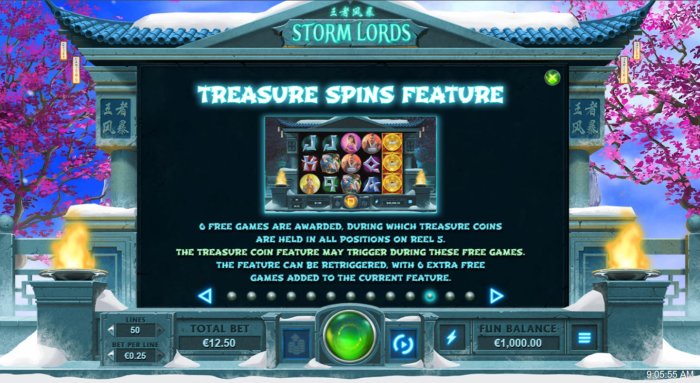 Treasure Spins Feature by All Online Pokies