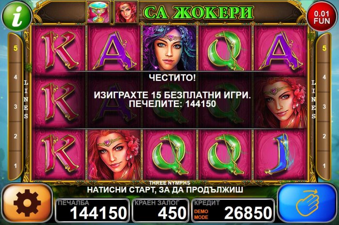 Free games feature paays out a total of 144,150 coins. - All Online Pokies