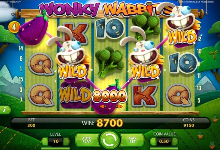 All Online Pokies image of Wonky Wabbits