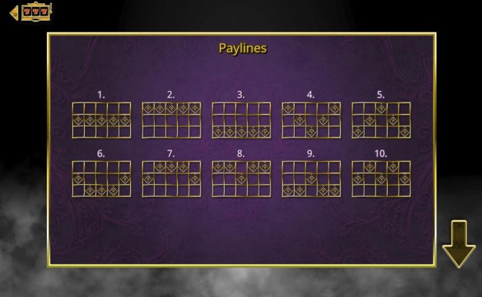 Paylines 1-10 - All Online Pokies