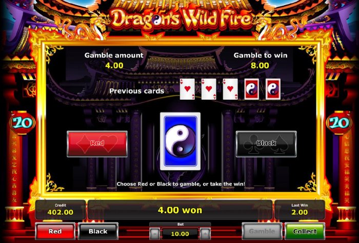 All Online Pokies image of Dragon's Wild Fire