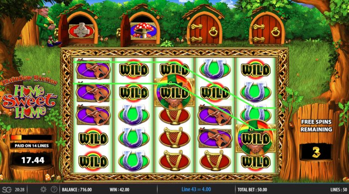 Rainbow Riches Home Sweet Home by All Online Pokies