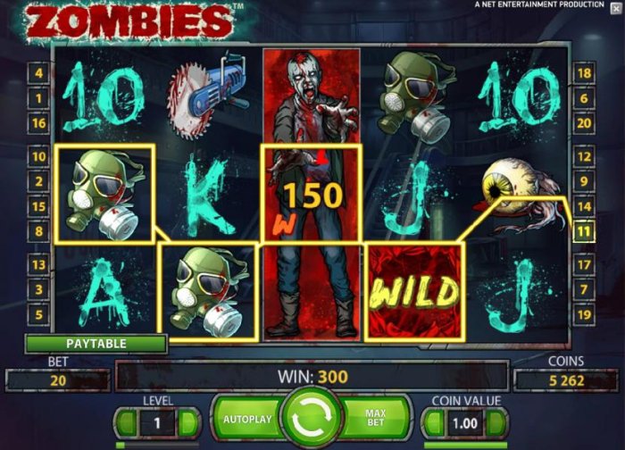 stacked wild triggers a 300 coin big win jackpot by All Online Pokies