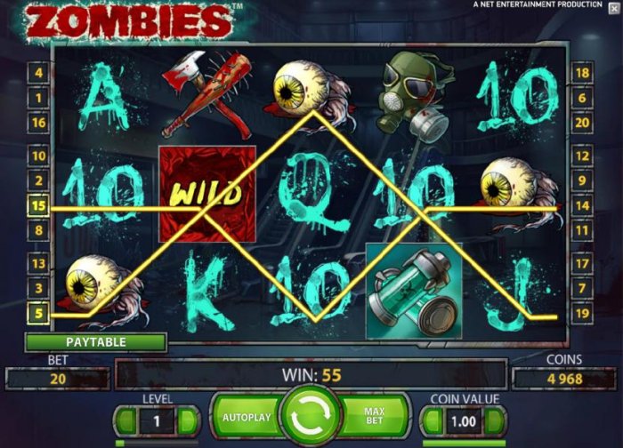 All Online Pokies image of Zombies