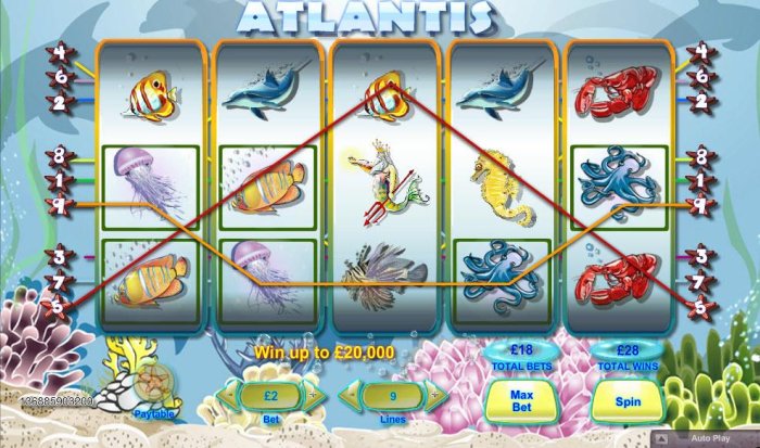 Atlantis by All Online Pokies