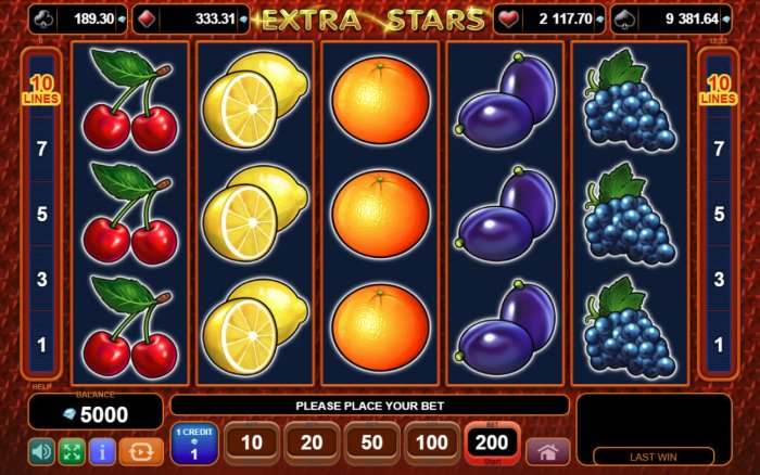 Extra Stars by All Online Pokies