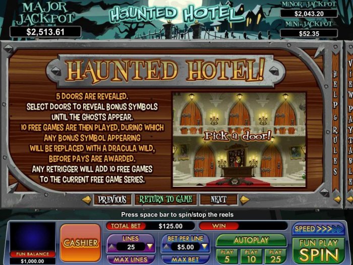 Haunted Hotel screenshot