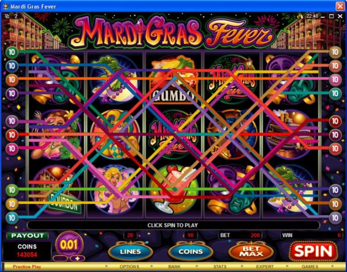 Mardi Gras Fever by All Online Pokies