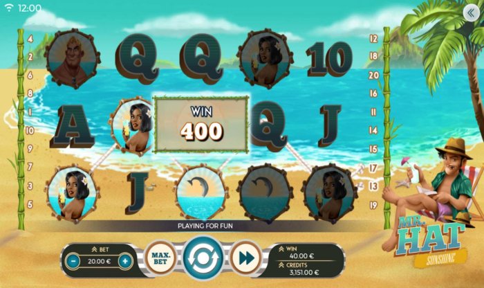 Linked wild triggers a 400 coin win by All Online Pokies